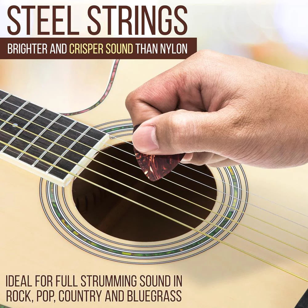 41” Steel String Spruce Wood Acoustic Electric Cutaway Guitar P403