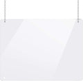 Portable Acrylic Sneeze Guard Shield, Pack of 2 Z509856