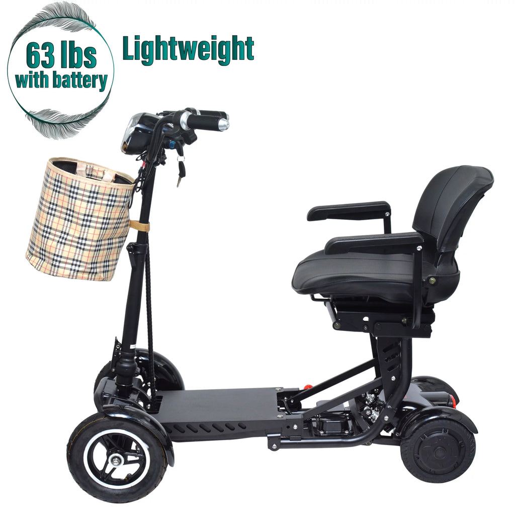 4 Wheel Foldable Powered Mobility Scooter with Seat Z541