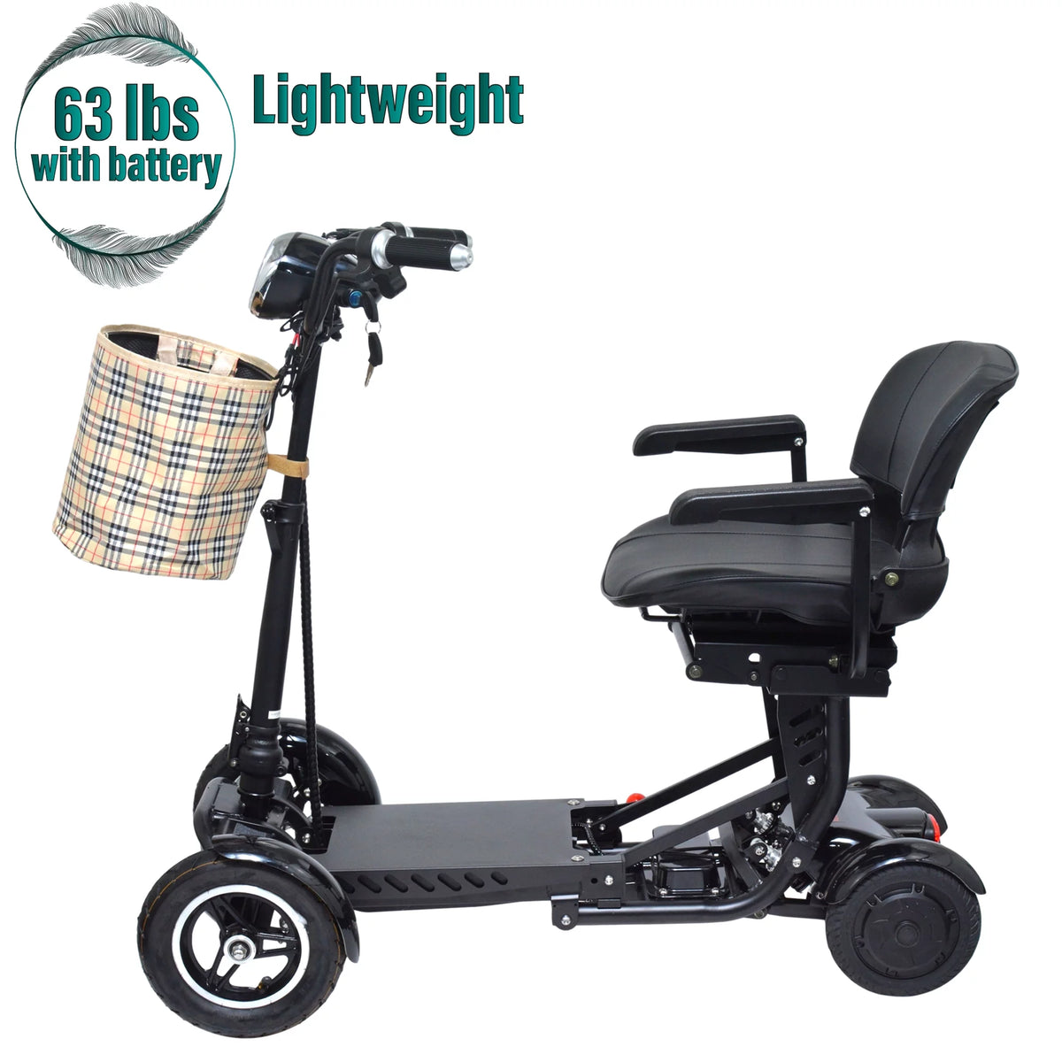 4 Wheel Foldable Powered Mobility Scooter with Seat Z541