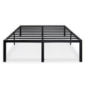 18-inch High Rise Black Metal Platform Bed Frame I4258