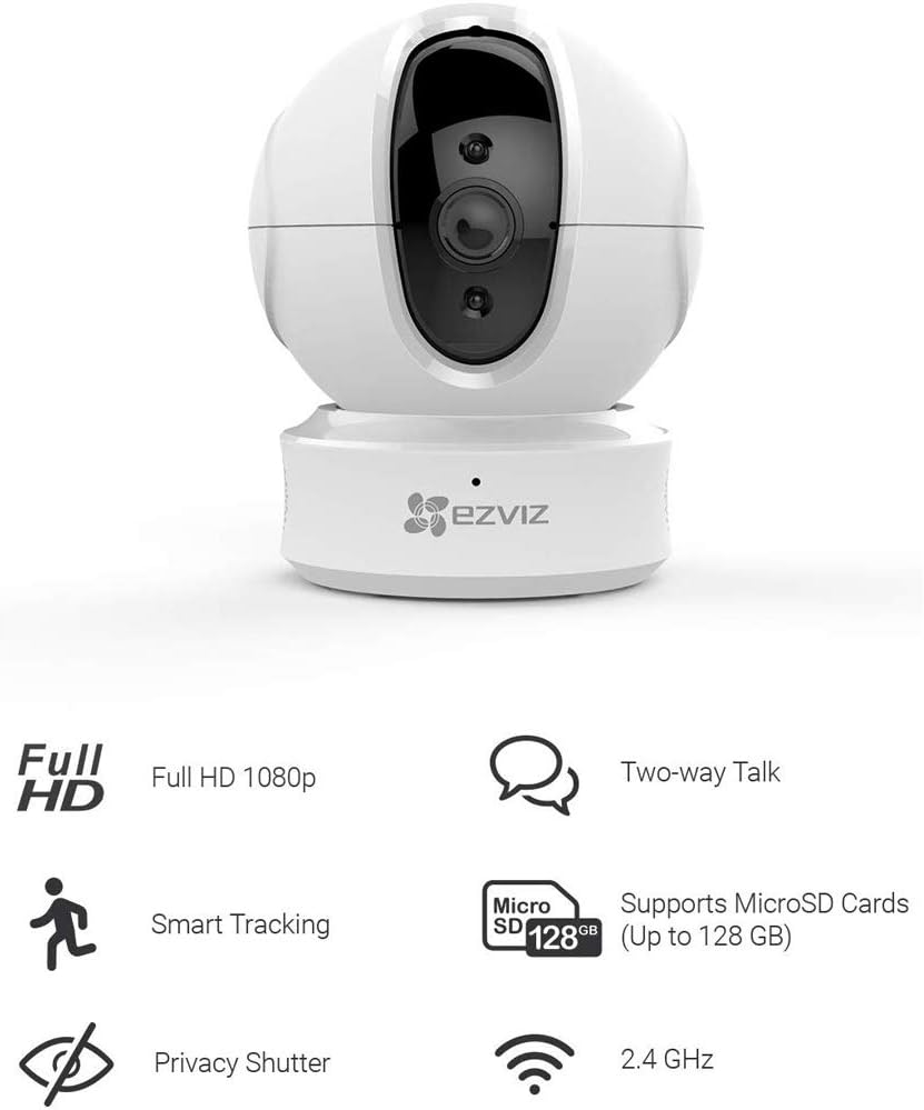 1080p Pan Tilt Security Camera 2 Pack I32608