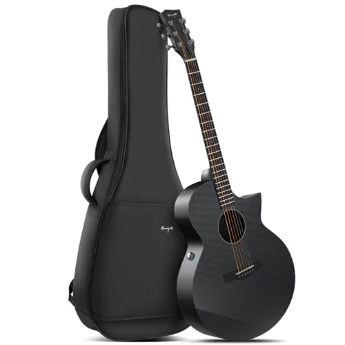 Carbon Fiber Acoustic Electric Guitar, 41-Inch Full Size N531