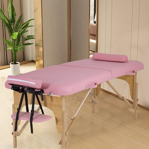 Portable Massage Table 24 inche Wide 2 Folding Heigh Adjustable Spa Table G876