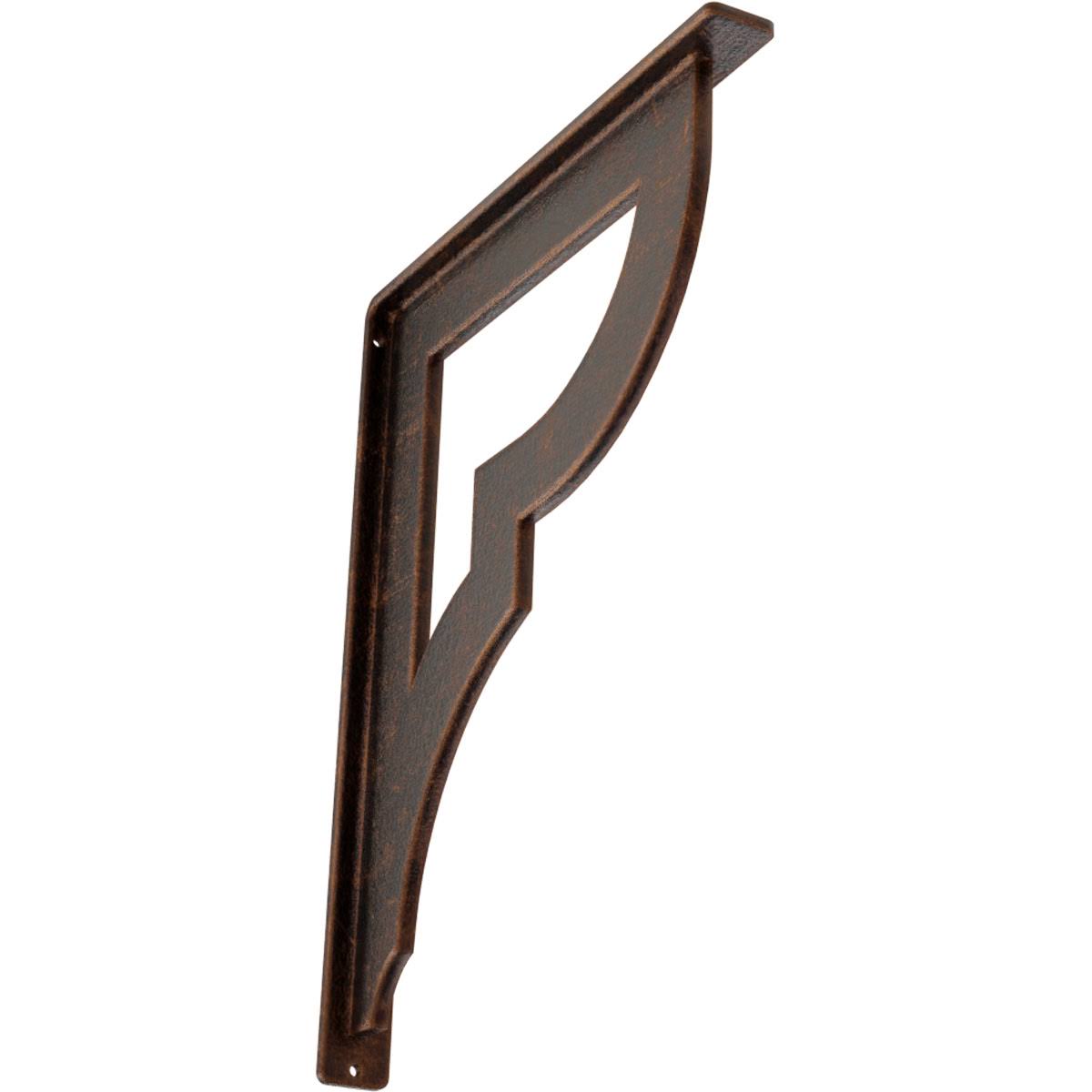 Antiqued Copper Wrought Iron Bracket Q281339