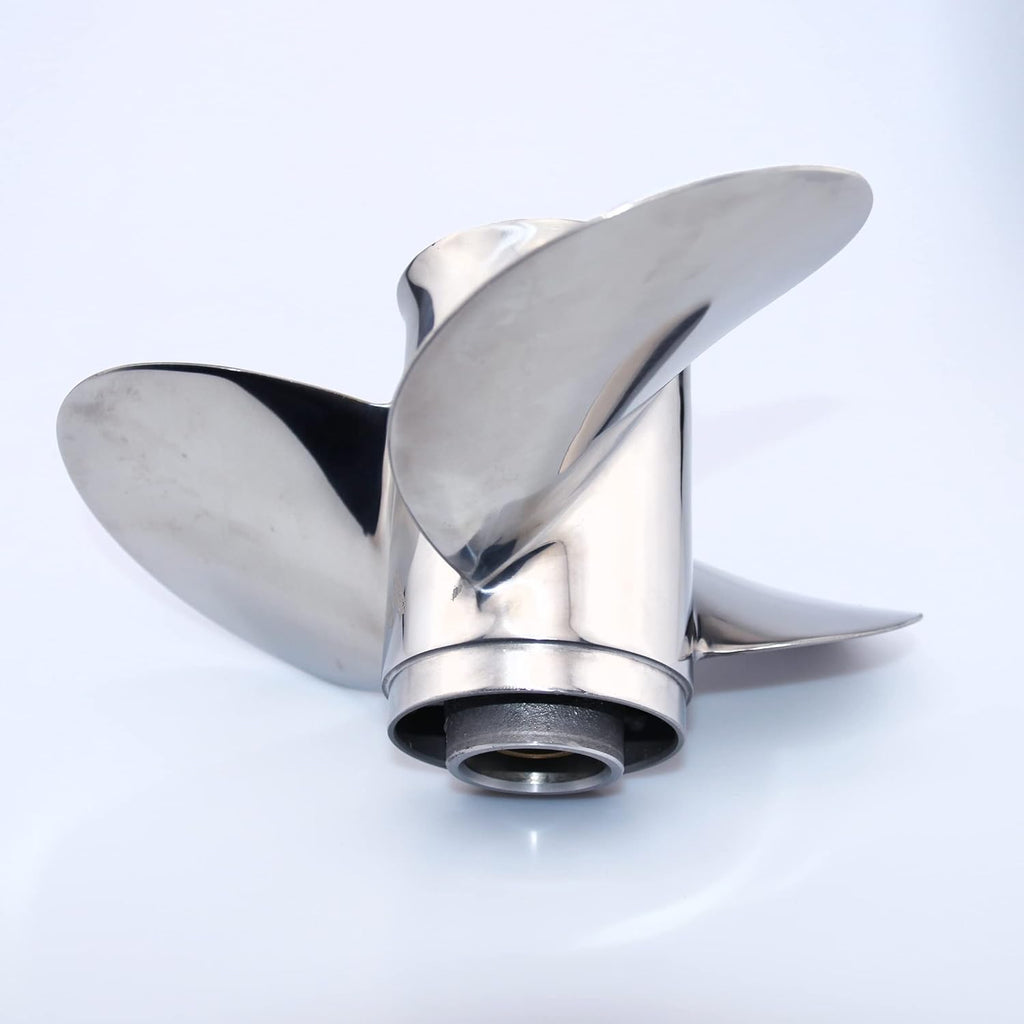 Stainless Steel Propeller for 25-30HP, 10 Spline Tooth, RH (9 7/8x10 1/2) D574355