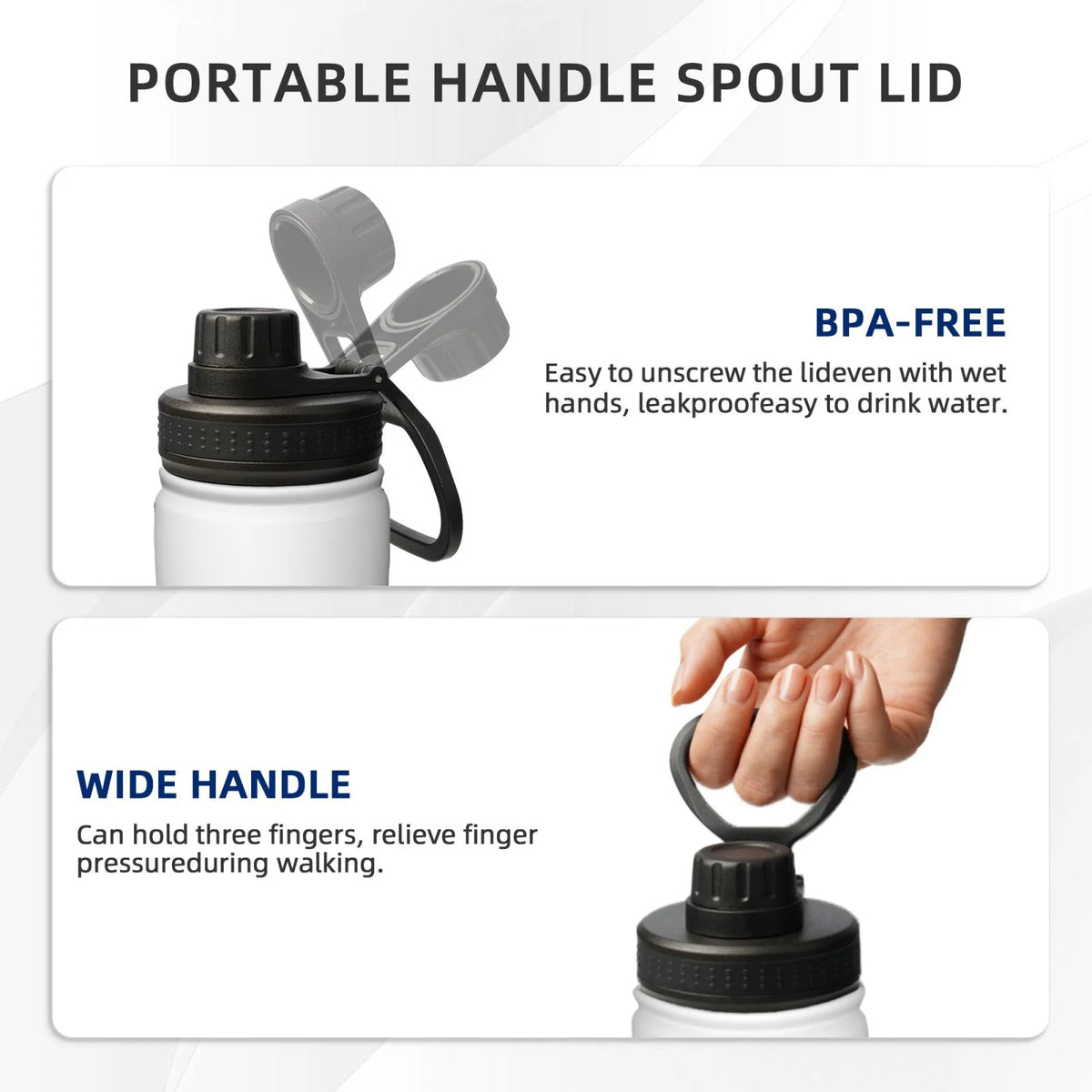18OZ Insulated Stainless Steel Water Bottle W5648