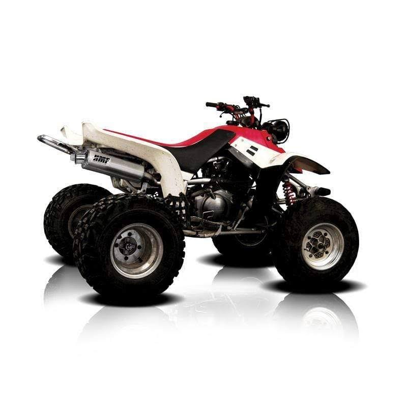 Brushed Slip on Exhaust with Turn-Down-Black End Cap B9443