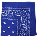 96 Pack 100% Cotton Double Sided Paisley Bandanas P661