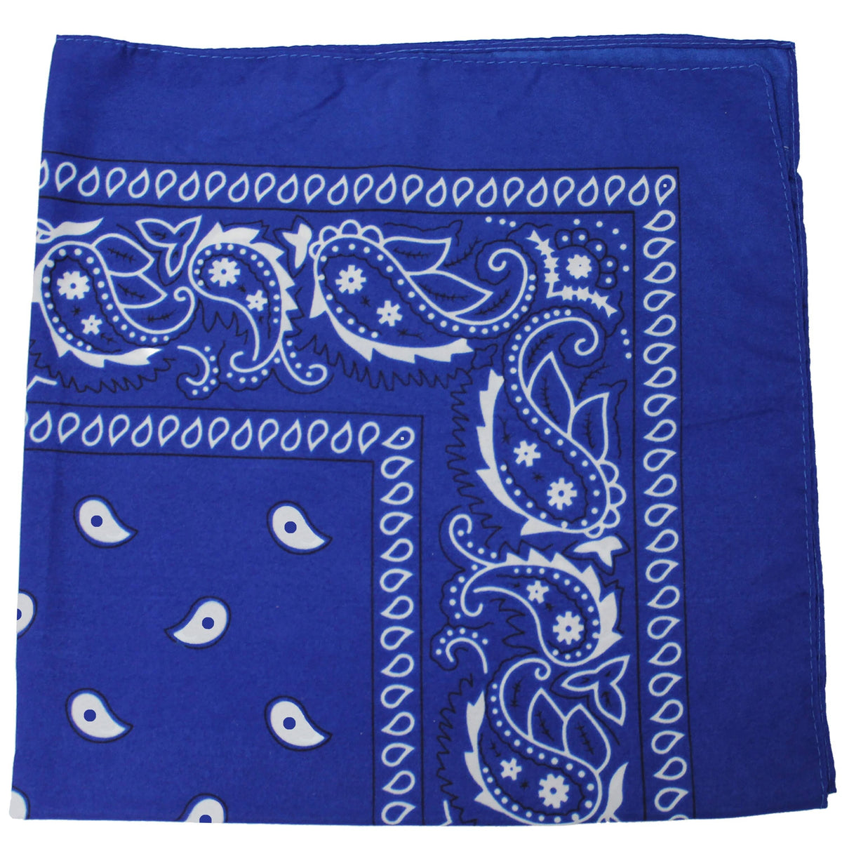 96 Pack 100% Cotton Double Sided Paisley Bandanas P661