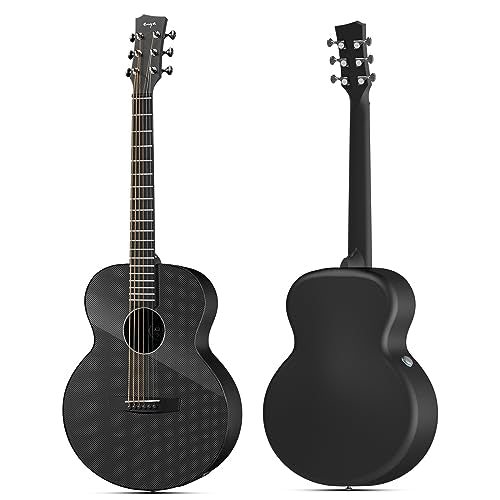 Carbon Fiber Acoustic Electric Guitar, 41-Inch Full Size N531