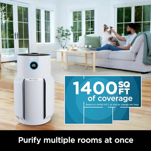 Air Purifier with HEPA Filter, Covers 1400 Sq. ft J748441