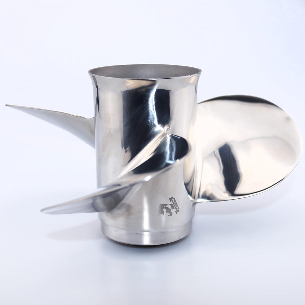 Stainless Steel Propeller for 25-30HP, 10 Spline Tooth, RH (9 7/8x10 1/2) D574355