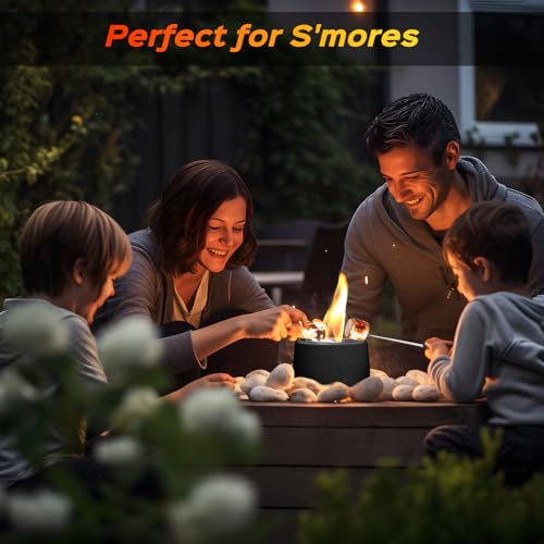 Round Concrete Smokeless Tabletop Fire Pit N429