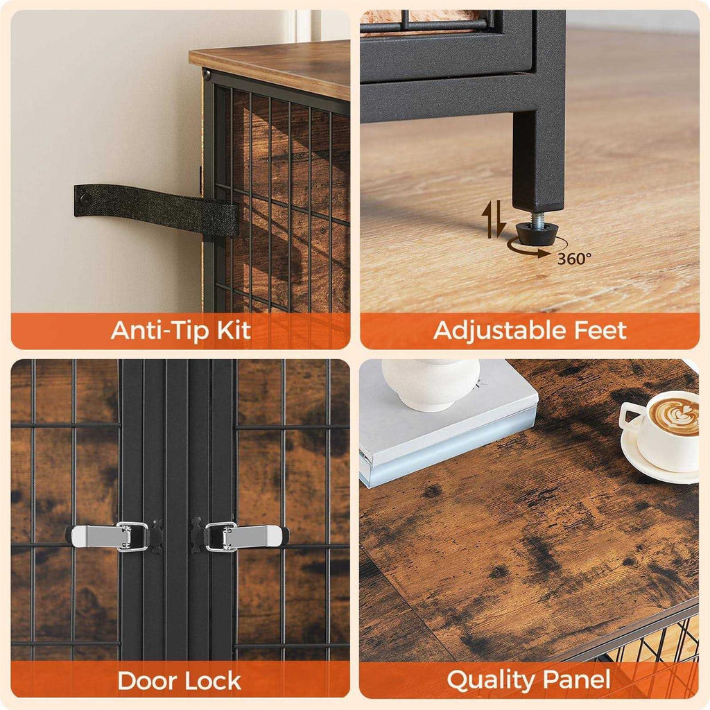 Dog Crate Furniture with Removable Divider O1607