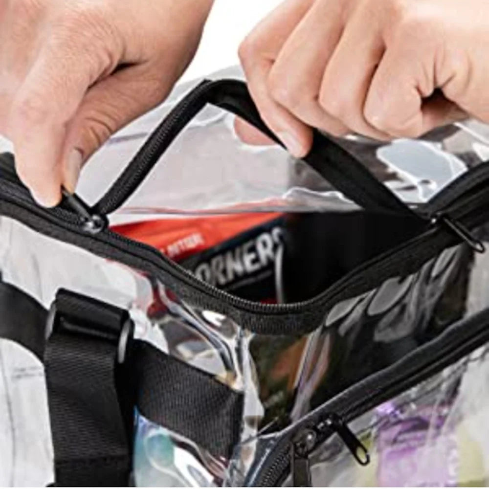 Clear Lunch Bag with Adjustable Straps I7544