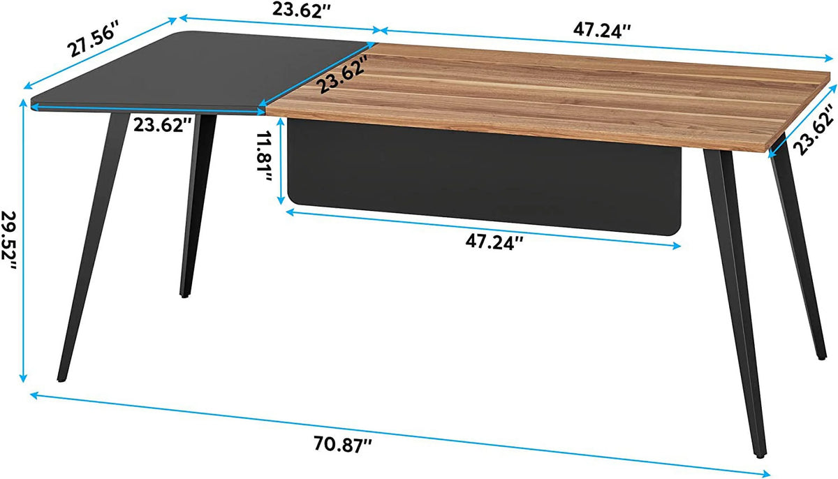 70 Inch Large Computer Desk B81821