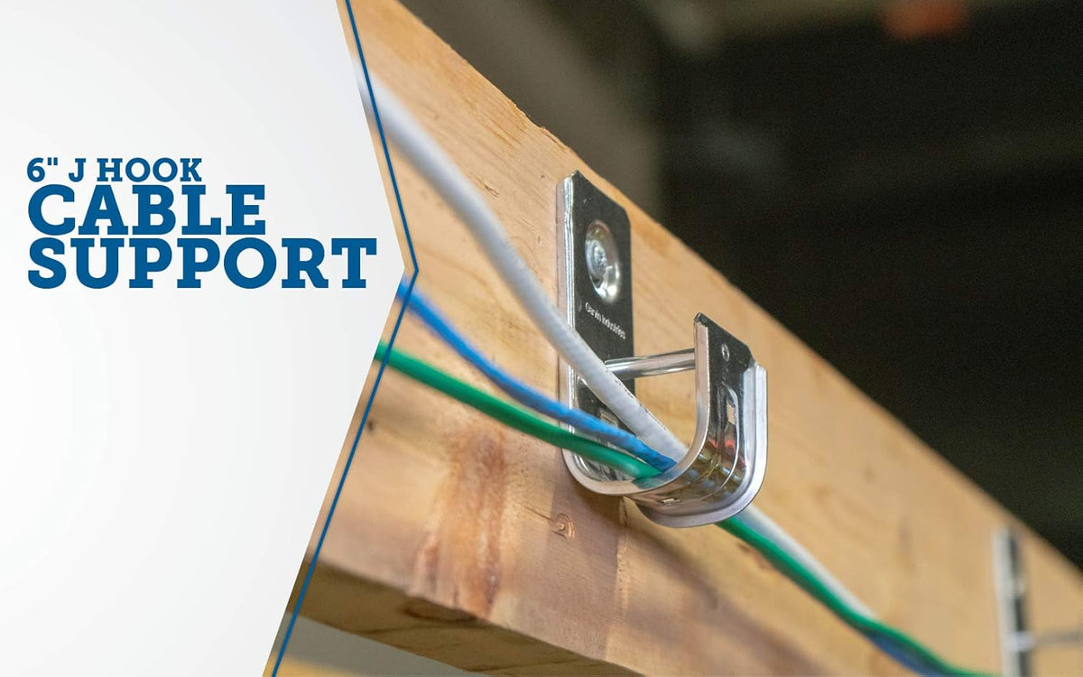 6 Cable Support J-Hook, Pack of 2 V495162