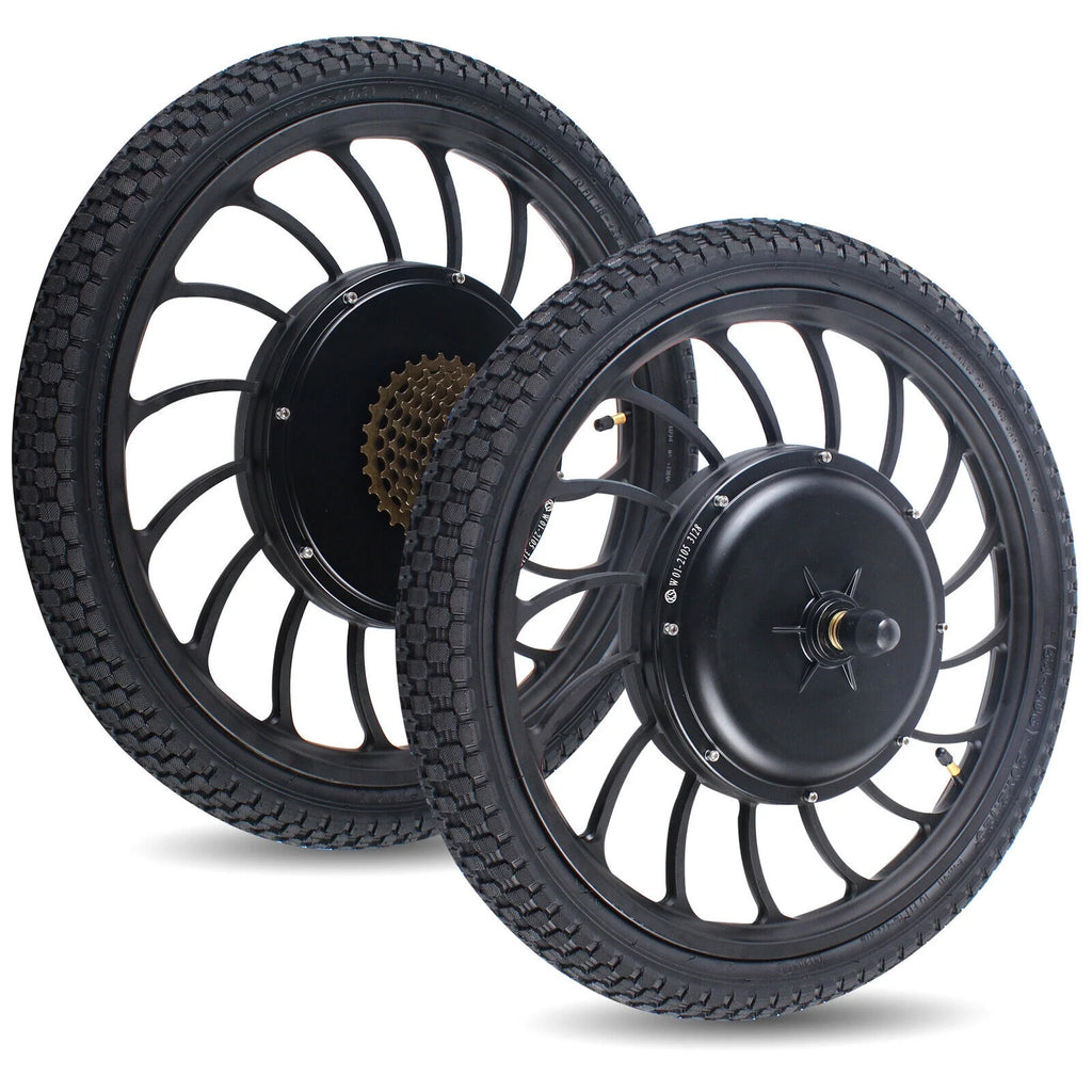 1000W 48V 20'' Ebike Front/Rear Wheel Motor Conversion Kit K530211