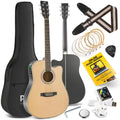 41” Steel String Spruce Wood Acoustic Electric Cutaway Guitar P403