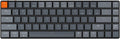 68 Keys Ultra-Slim Wireless Bluetooth/Wired Mechanical Keyboard with Low-Profile Gateron Mechanical Brown Switch, RGB LED Backlit J898279