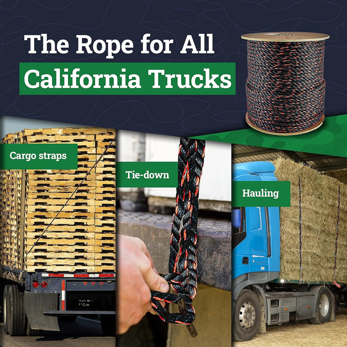 Twisted Polypropylene Rope 3/8 x 10ft Pack of 2 S33550