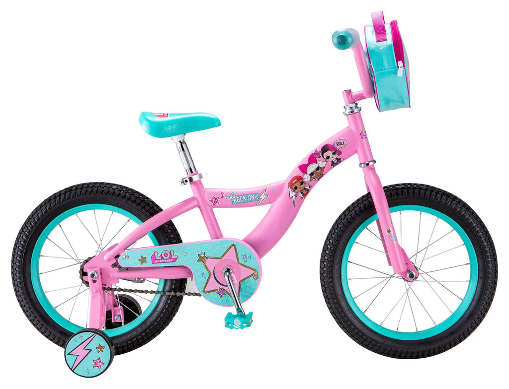 16-inch Pink Kids Bike E2437