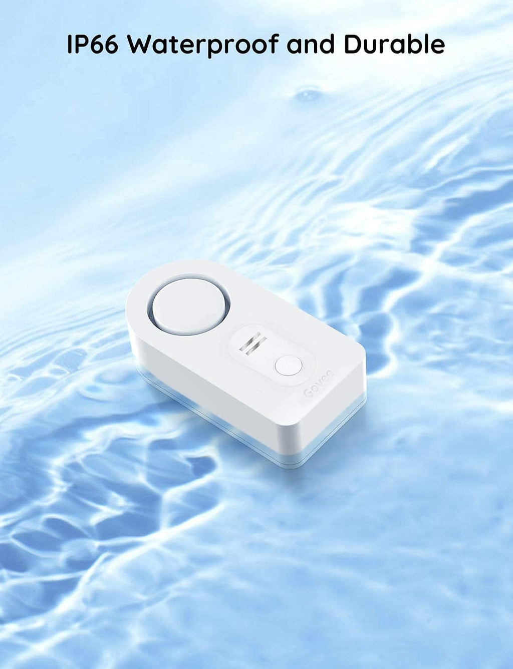 Water Sensor 2 Pack with Adjustable Alarm P655