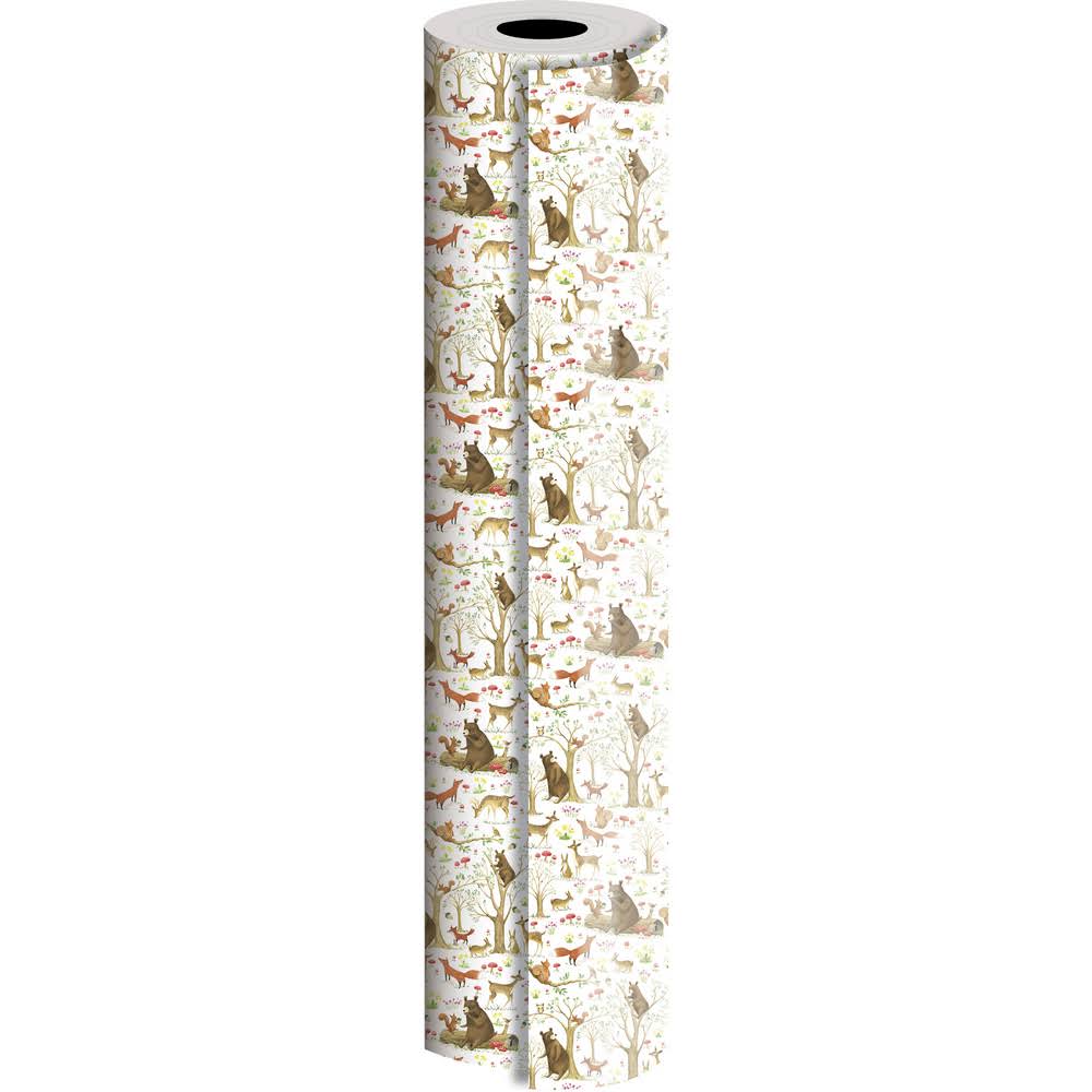 Industrial Size Bulk Wrapping Paper Rolls, Fairytale Forest, 1/2 Ream M3371