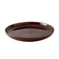 13 1/8 x 1 3/8 Pizza/Serving Plate Caramel Case of 6 M61788