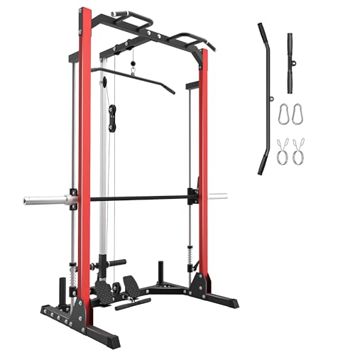 Compact Smith Machine Home Gym with LAT Pulldown P352080