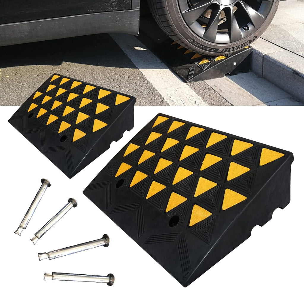 2 Pack 6'' Rise Rubber Curb Ramp M17861