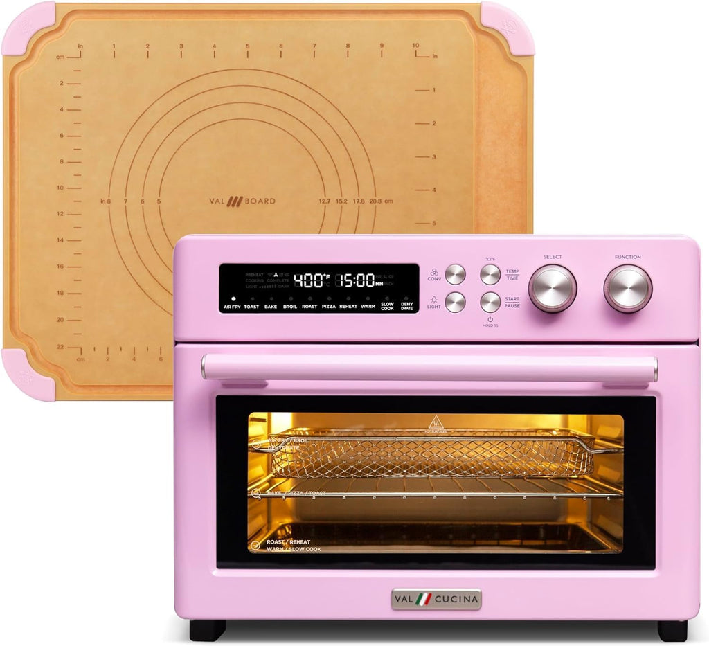 Pink 10-in-1 Convection Air Fryer Toaster Oven Q534275