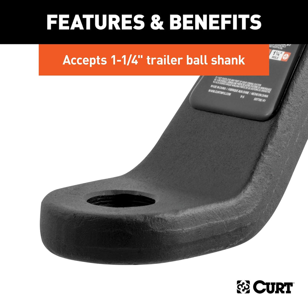 Forged Trailer Hitch Ball Mount for 3-Inch Receiver, 21,000 lbs O97889
