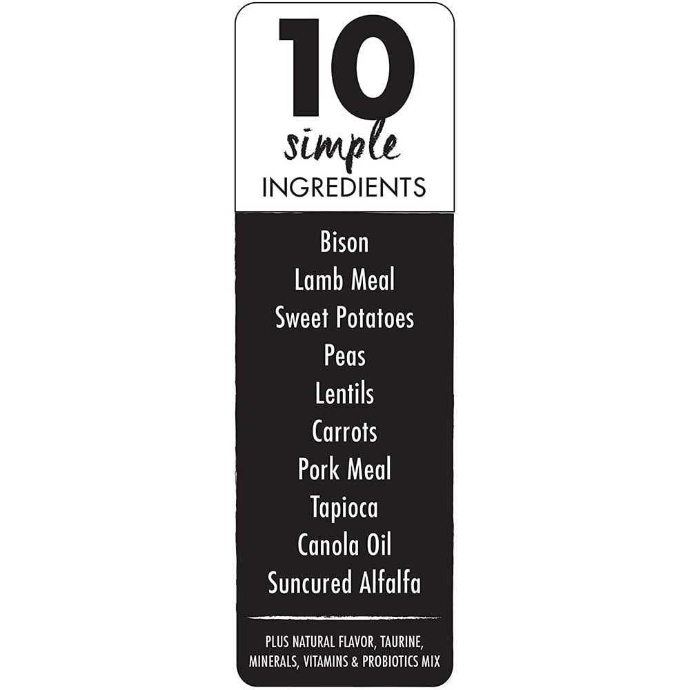 Grain Free Bison Dry Dog Food T532