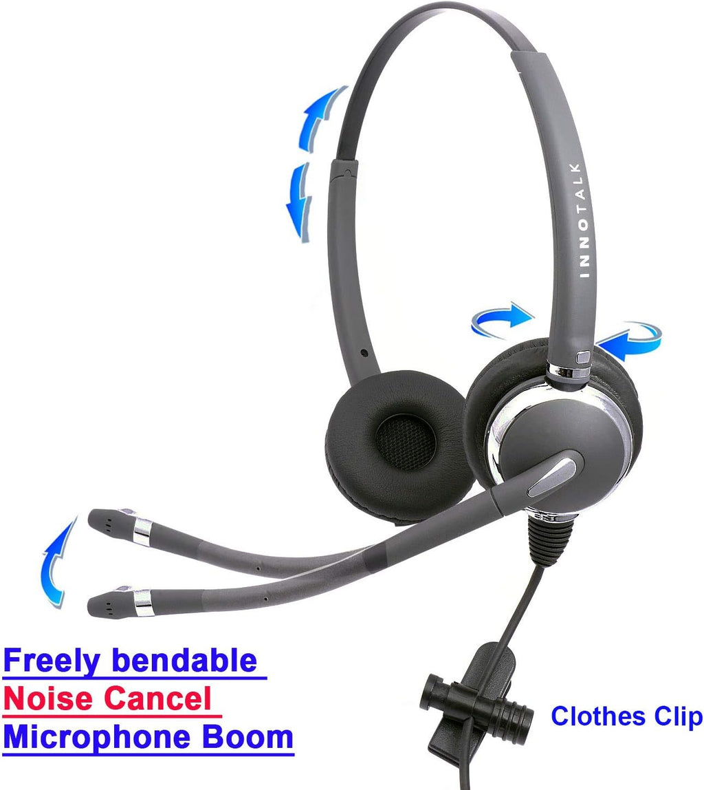 Binaural Headset with Noise Cancelling Mic D7877