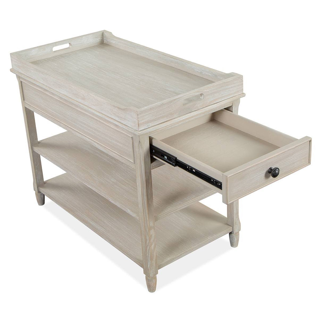 Swiss Latte Chairside End Table V149
