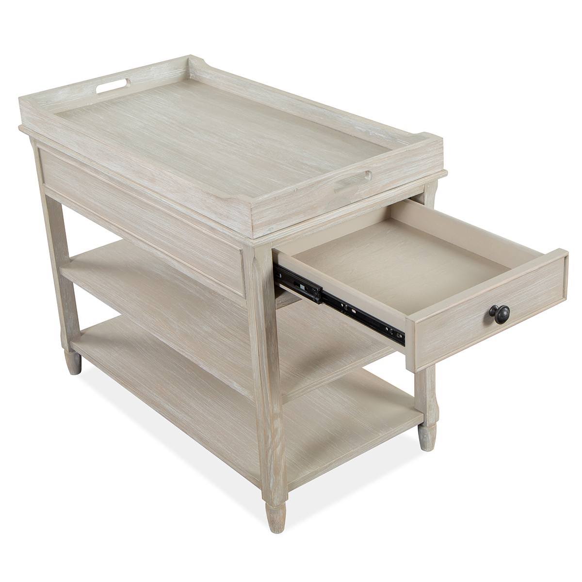 Swiss Latte Chairside End Table V149