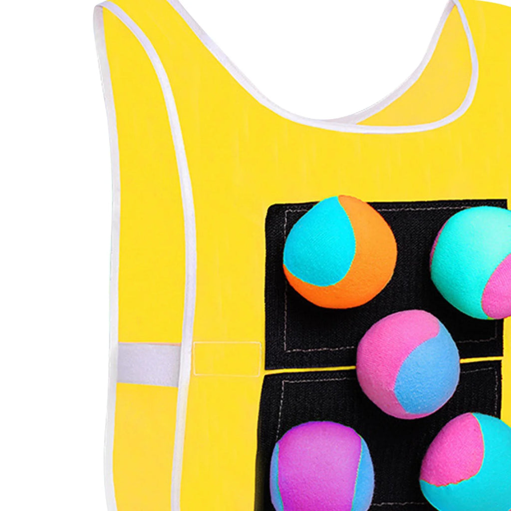 Sticky Dodgeball Vest with 5 Sticky Ball T992438
