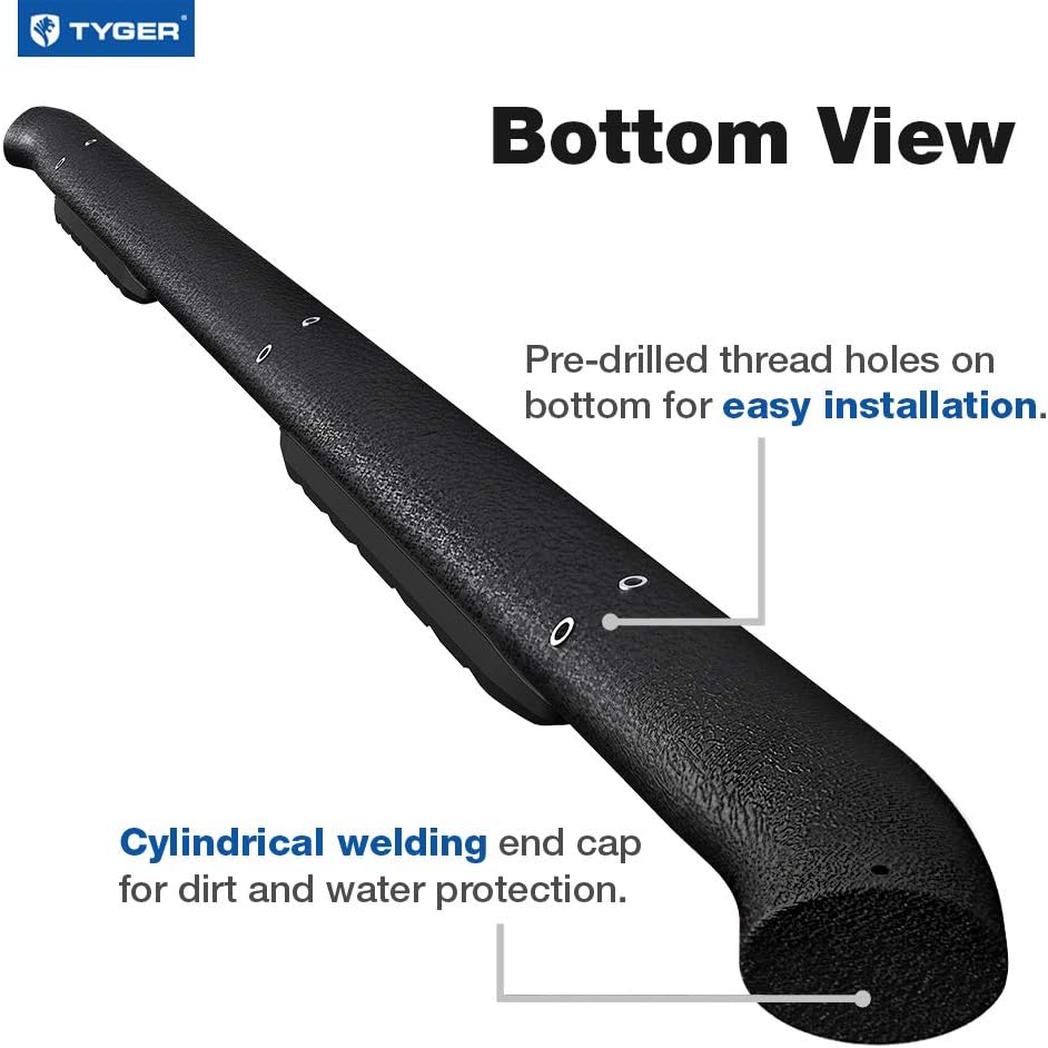 Textured Black Side Step Nerf Bars G333264