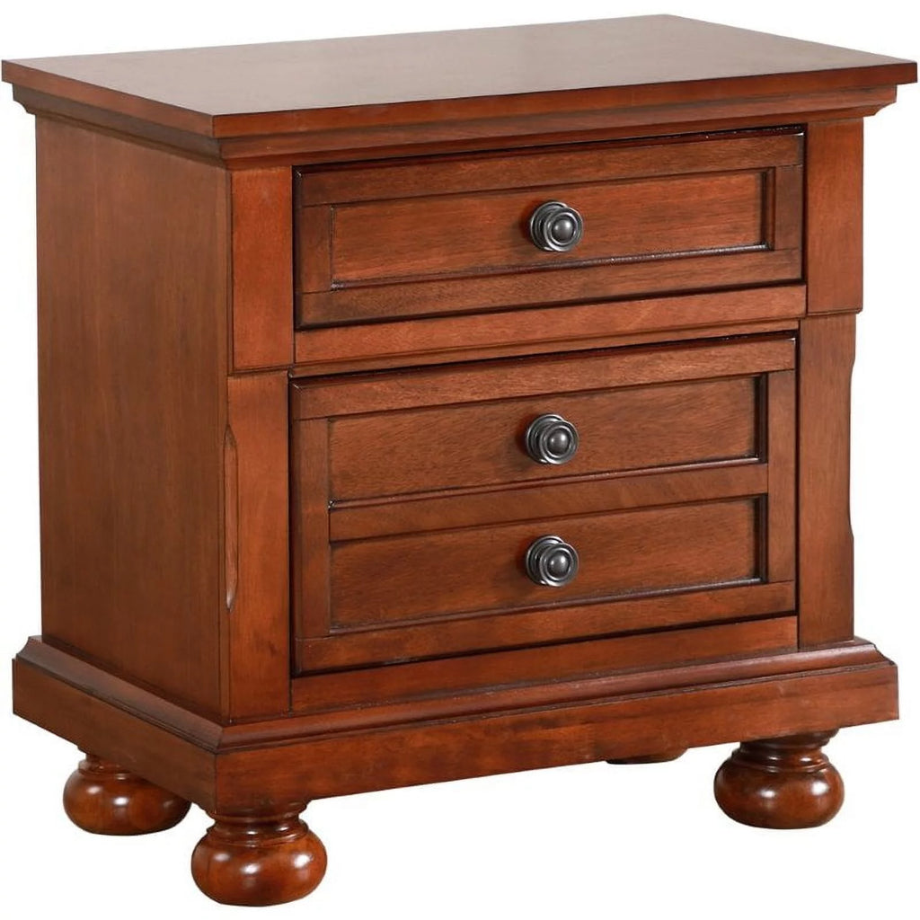 2 Drawer Engineered Wood Nightstand O51571