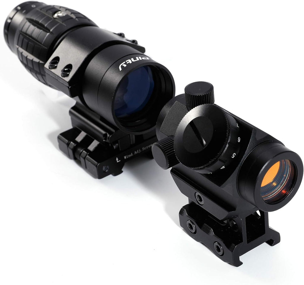 3-4 MOA Red Dot Sight with 3X Magnifier Combo N583259