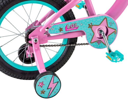 16-inch Pink Kids Bike E2437