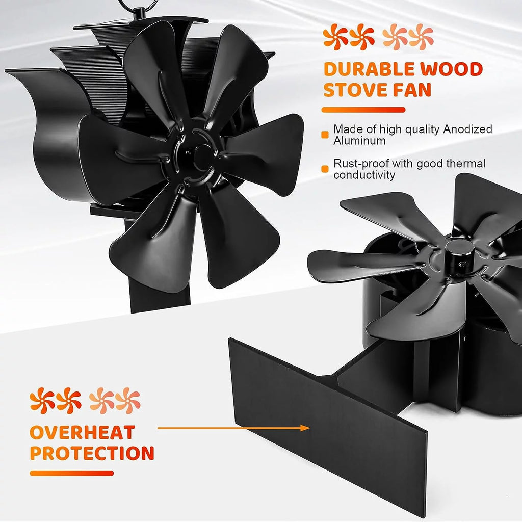 Wood Stove Fan with Bracket Y96186