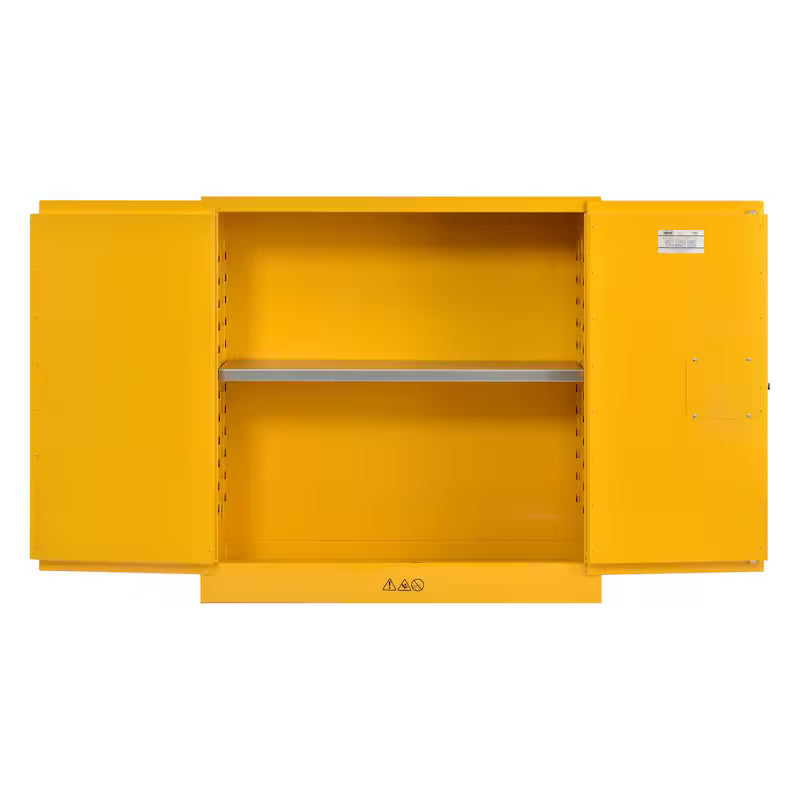Steel Freestanding Garage Cabinet in Safety Yellow B9813
