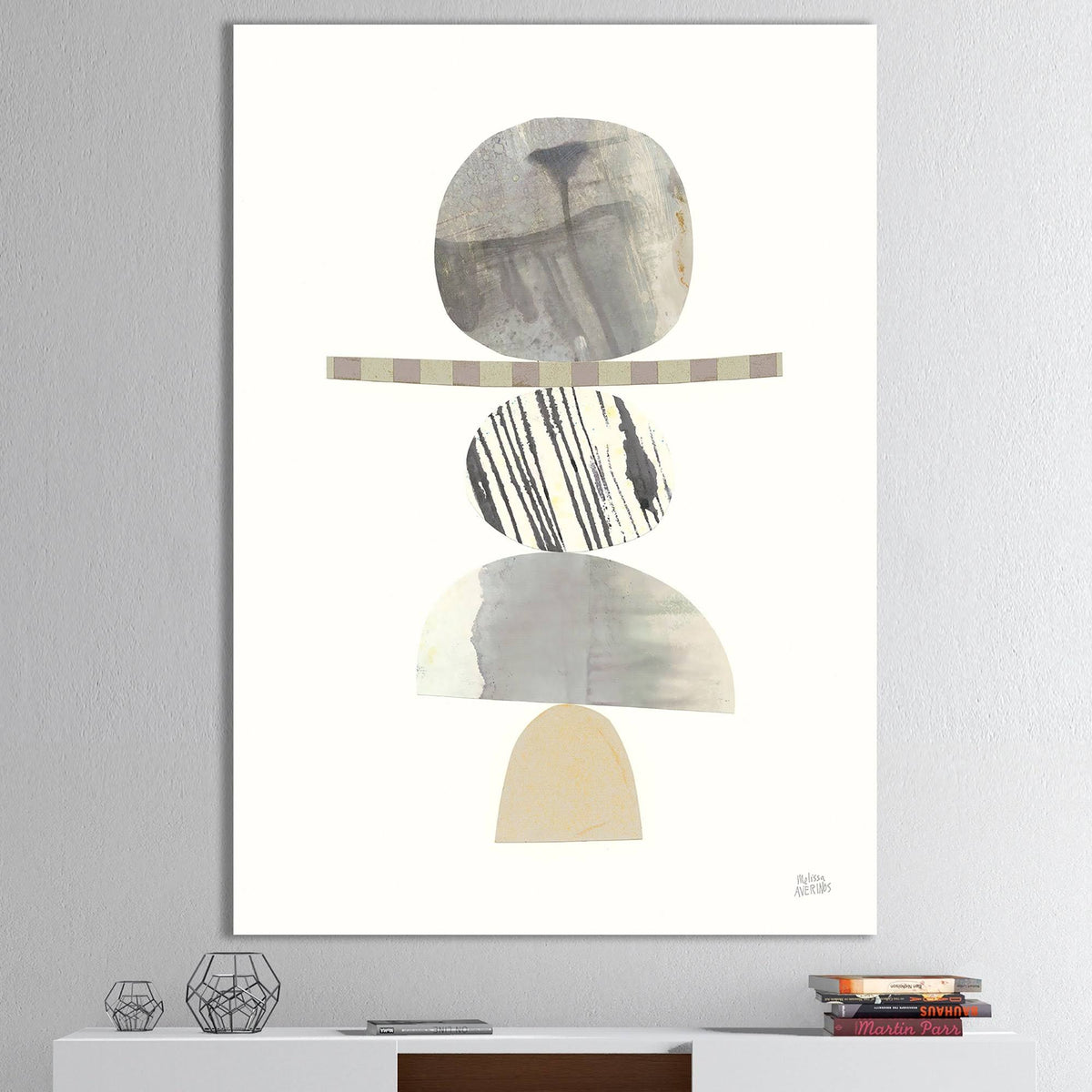 Grey Shabby Chic Canvas Art R62448
