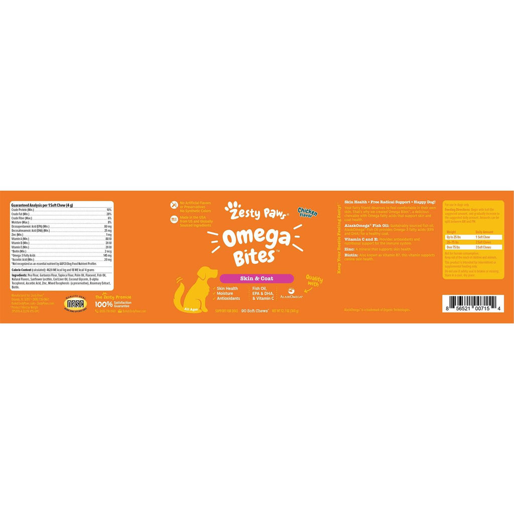 Omega Bites for Dogs Skin E918