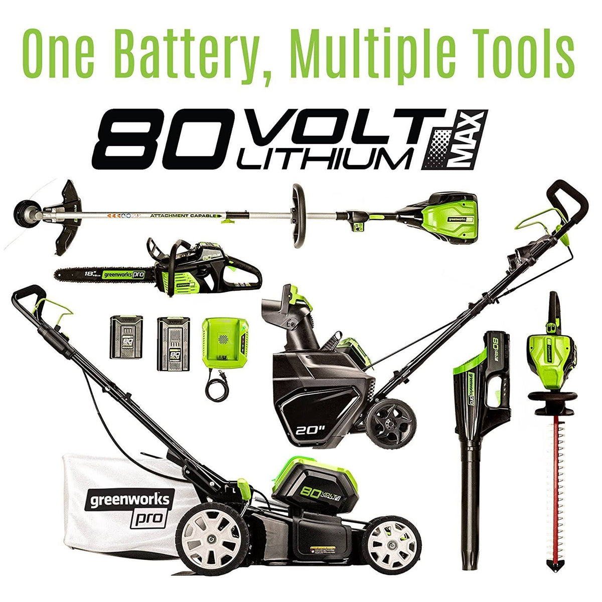 80V Cordless String Trimmer and Blower Combo K4148
