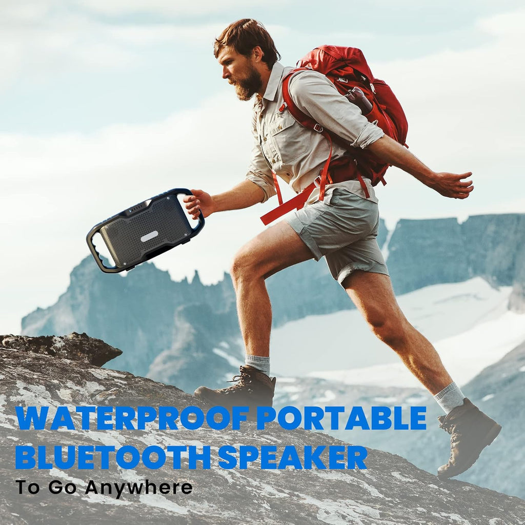 Portable Waterproof Bluetooth Speaker with Power Bank F723217