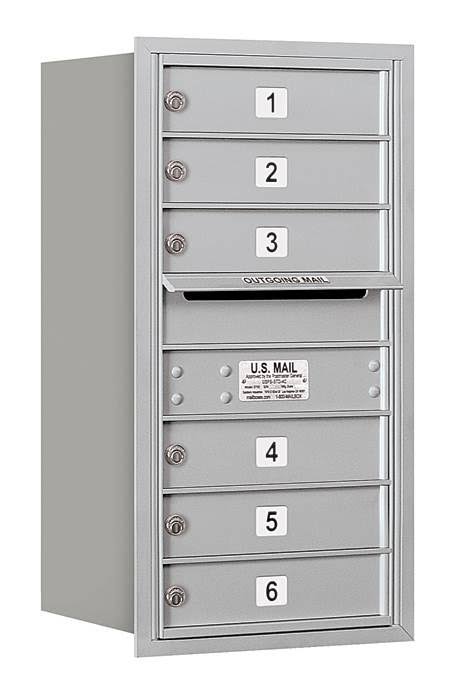 4C Horizontal Mailbox, Aluminum H74853